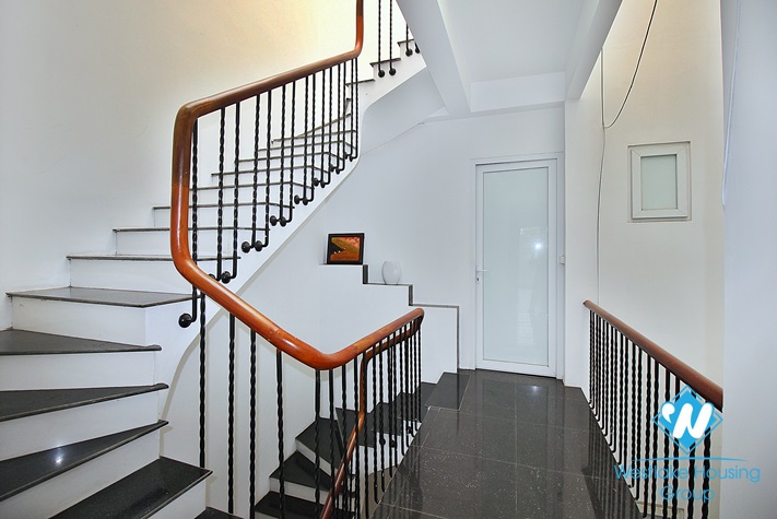 Nice house with 4 bedrooms for rent in Au Co st, Tay Ho District