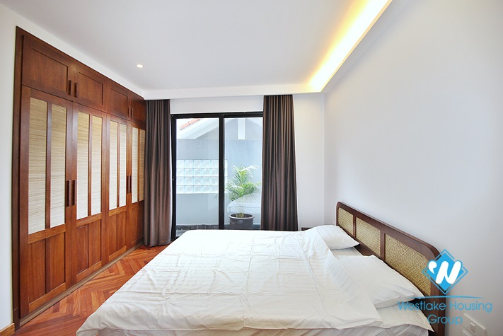 Janpanese style and charming 2 beds apartment for rent in Dang Thai Mai area, Tay Ho