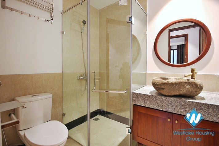 Janpanese style and charming 2 beds apartment for rent in Dang Thai Mai area, Tay Ho