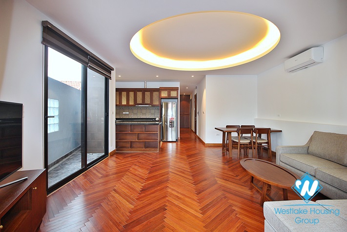 Janpanese style and charming 2 beds apartment for rent in Dang Thai Mai area, Tay Ho