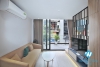 A pretty studio with huge balcony for rent in Yen Phu st, Tay Ho