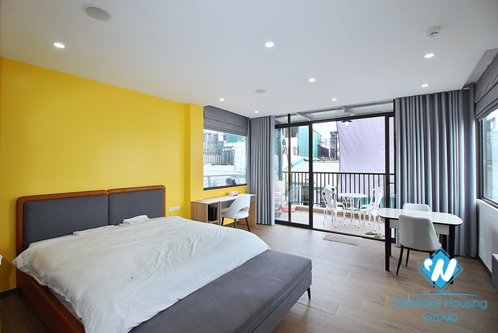 A big and new studio for rent in Dang Thai Mai area, Tay Ho