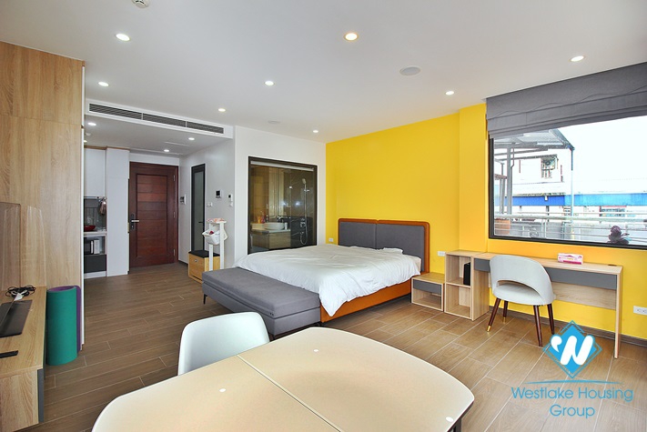 A big and new studio for rent in Dang Thai Mai area, Tay Ho