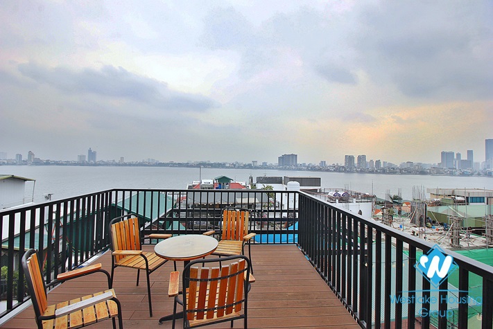 A big and new studio for rent in Dang Thai Mai area, Tay Ho