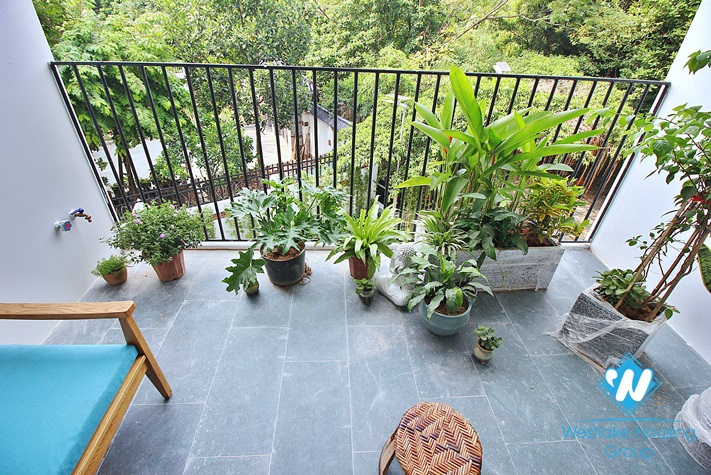 Bright studio with huge balcony for rent in Au Co st, Tay Ho