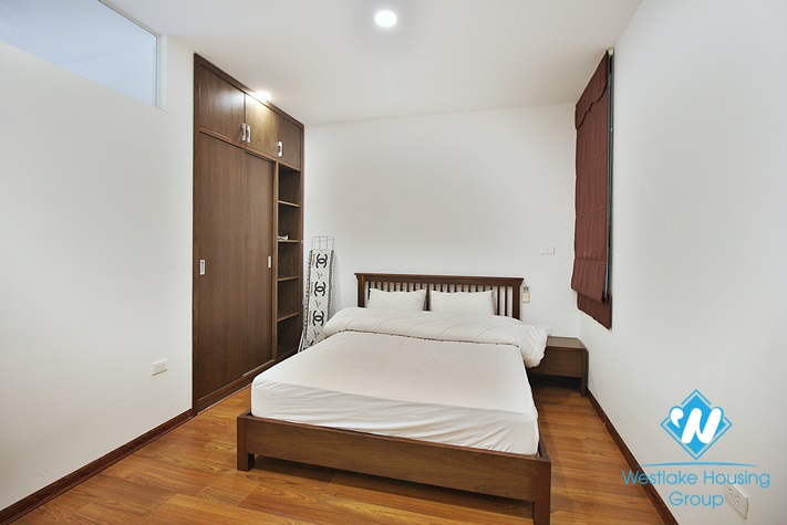 Lake view serviced 02 bedrooms apartment for rent in Tay Ho area.