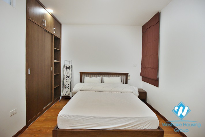 Lake view serviced 02 bedrooms apartment for rent in Tay Ho area.