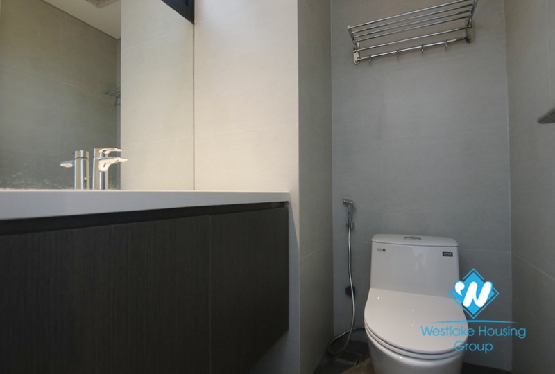 One bedroom duplex lake view apartment for rent in Truc Bach.