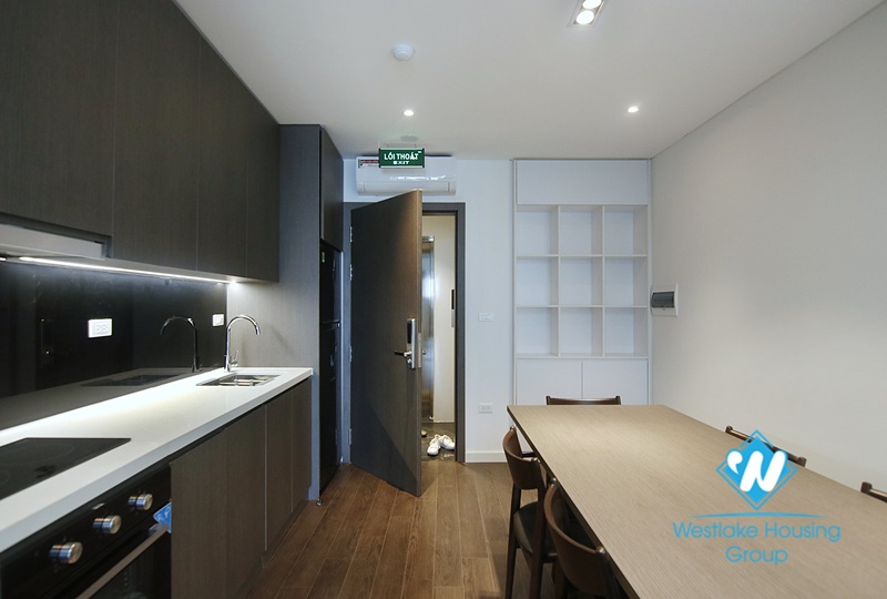 One bedroom duplex lake view apartment for rent in Truc Bach.