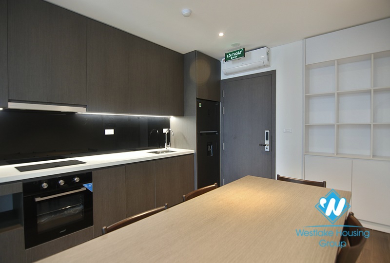 One bedroom duplex lake view apartment for rent in Truc Bach.