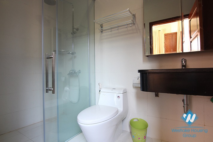 Lake view 02 bedrooms and 01 working room for rent in Quang Khanh st, Tay Ho District 