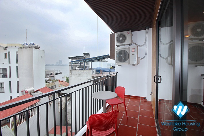 New and bright 3 beds apartment for rent in Dang Thai Mai area, Tay Ho