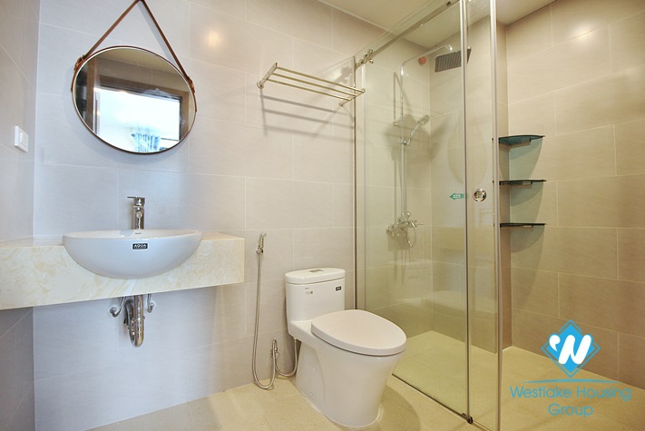 New and bright 3 beds apartment for rent in Dang Thai Mai area, Tay Ho