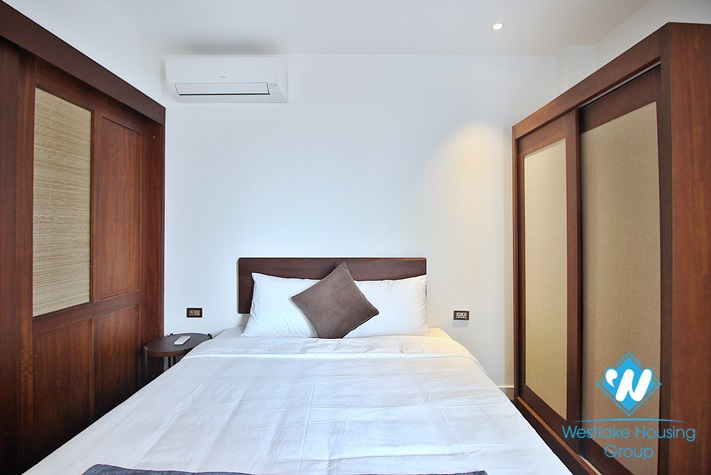 Janpanese style and lake view 3 beds apartment in Dang Thai Mai, Tay Ho for lease