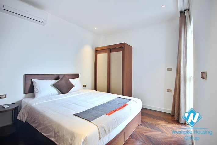 Janpanese style and lake view 3 beds apartment in Dang Thai Mai, Tay Ho for lease