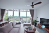 Janpanese style and lake view 3 beds apartment in Dang Thai Mai, Tay Ho for lease