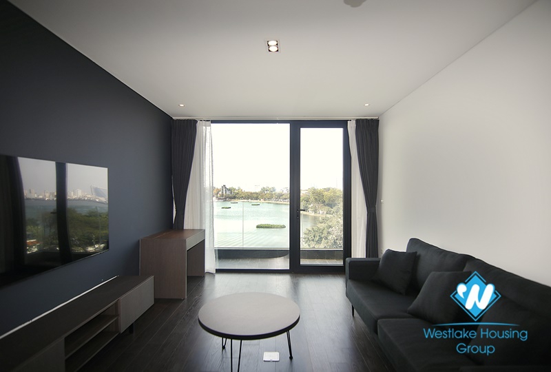 The Duplex view the lake lake two bedrooms for rent in Truc Bach.