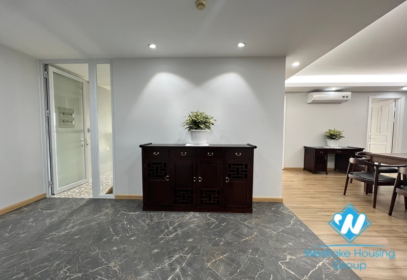 Just recently renovated 4 beds apartment for rent in P1 building, Ciputra, Tay Ho