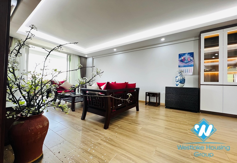 Just recently renovated 4 beds apartment for rent in P1 building, Ciputra, Tay Ho