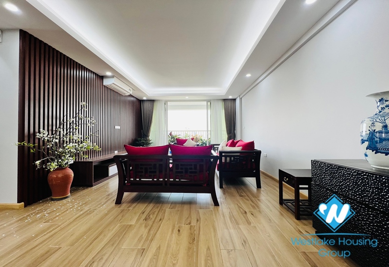 Just recently renovated 4 beds apartment for rent in P1 building, Ciputra, Tay Ho