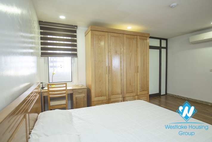 One bedroom bright apartment for rent in Truc Bach street , Ba Dinh district.