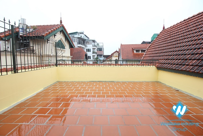 Beautiful house with swimming pool for rent in To Ngoc Van st, Tay Ho district 