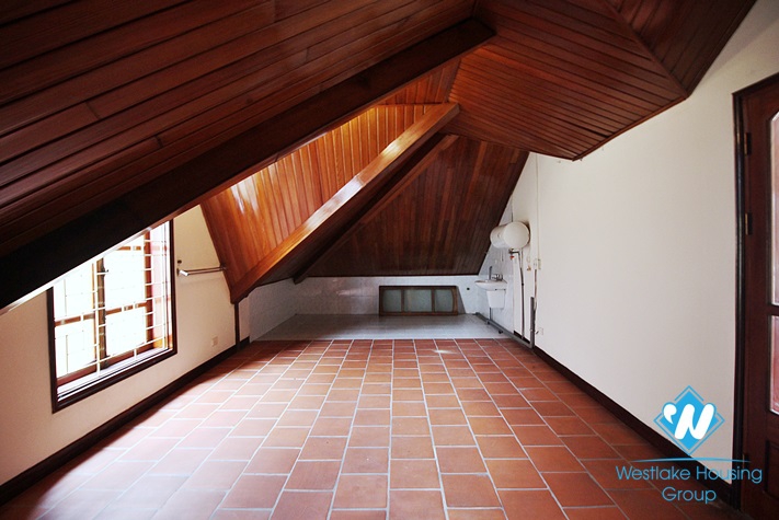 Beautiful house with swimming pool for rent in To Ngoc Van st, Tay Ho district 