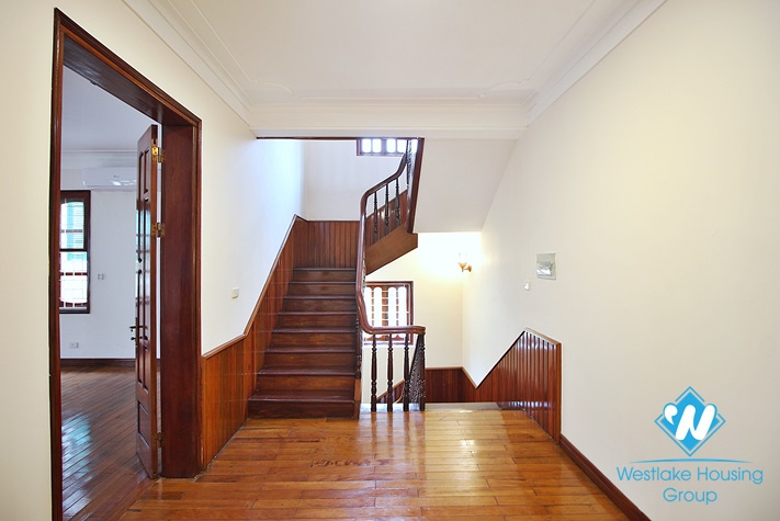 Beautiful house with swimming pool for rent in To Ngoc Van st, Tay Ho district 