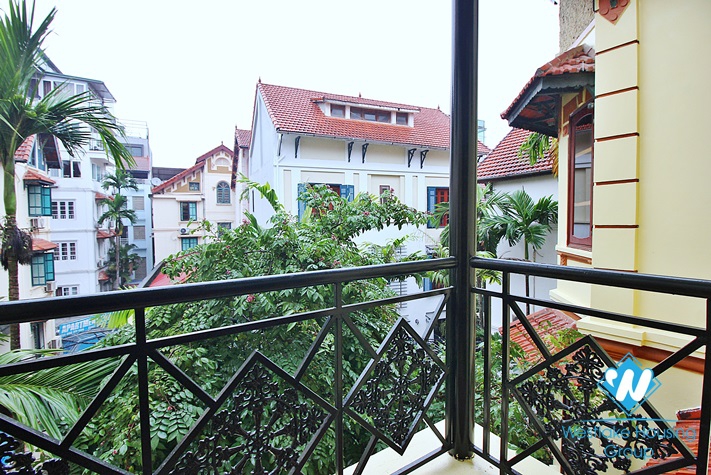 Beautiful house with swimming pool for rent in To Ngoc Van st, Tay Ho district 