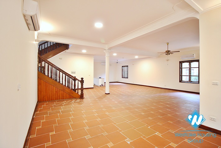 Beautiful house with swimming pool for rent in To Ngoc Van st, Tay Ho district 