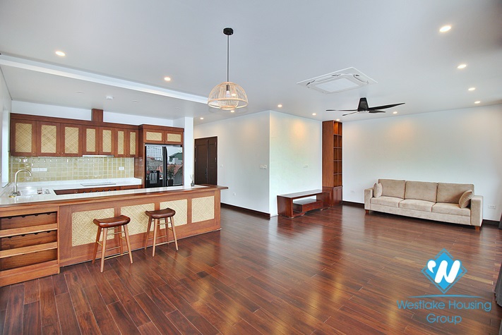 A brand new three bedrooms apartment for lease in Dang Thai Mai st, Tay Ho
