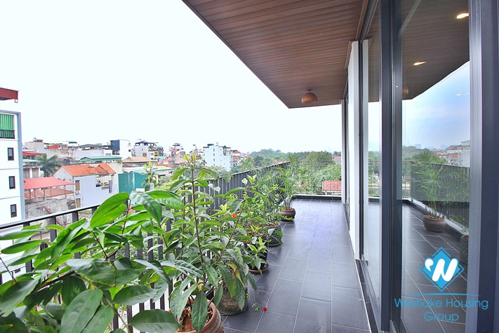 A brand new three bedrooms apartment for lease in Dang Thai Mai st, Tay Ho
