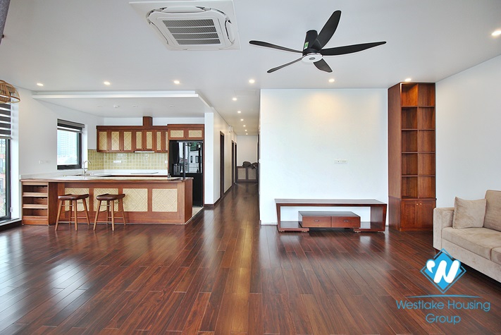 A brand new three bedrooms apartment for lease in Dang Thai Mai st, Tay Ho