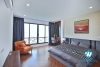 Renovated and lake view 3 beds apartment for rent in Xuan Dieu st, Tay Ho