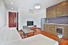 Lake view one bedroom apartment for lease in No.57 Trinh Cong Son st, Tay Ho