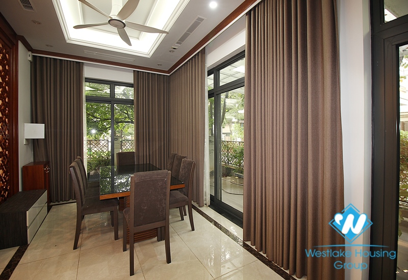 A modern house with full furnished for rent in Starlake area, Bac Tu Liem Distr, Ha Noi