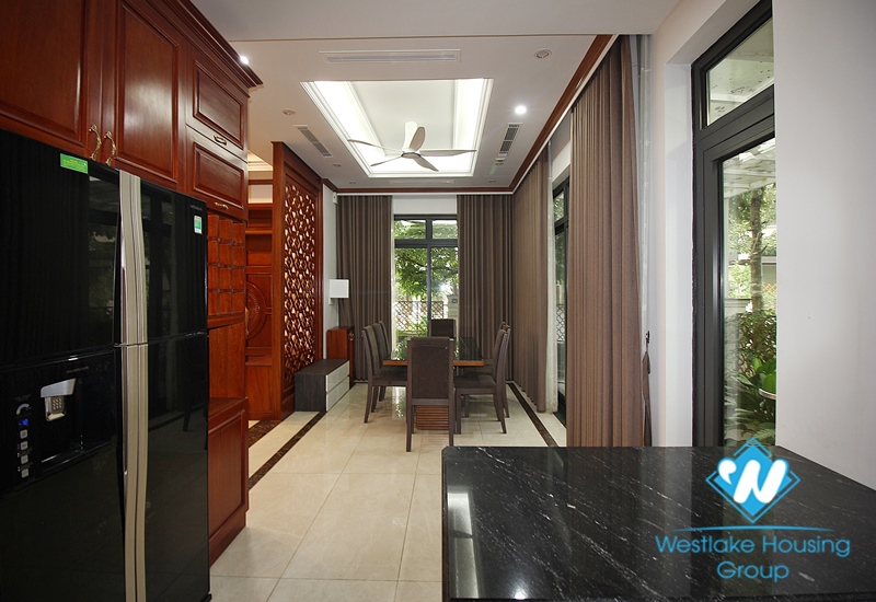 A modern house with full furnished for rent in Starlake area, Bac Tu Liem Distr, Ha Noi