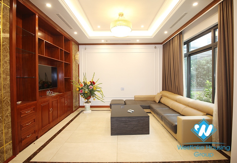 A modern house with full furnished for rent in Starlake area, Bac Tu Liem Distr, Ha Noi