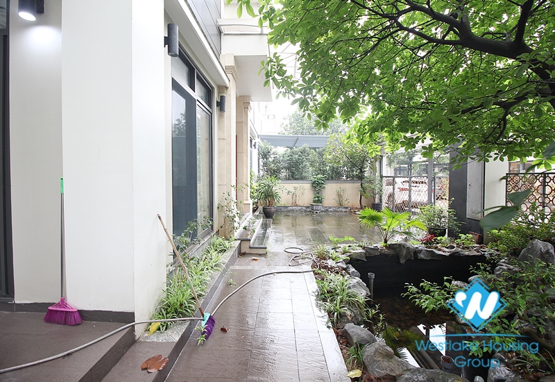 A modern house with full furnished for rent in Starlake area, Bac Tu Liem Distr, Ha Noi