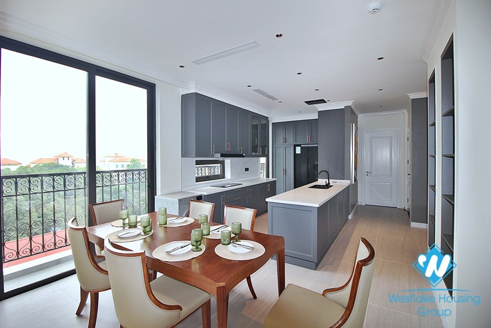 Spacious and brand new 4 beds apartment for lease in To Ngoc Van st, Tay Ho