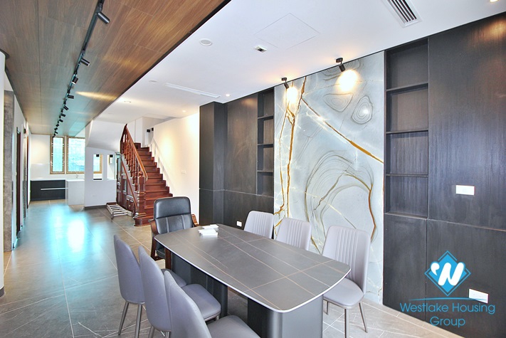 Lake view duplex three bedrooms apartment for rent in Nhat Chieu, Tay Ho