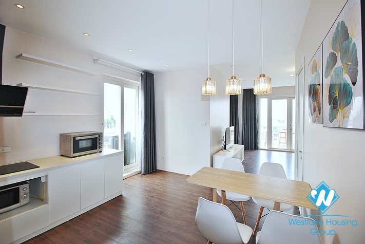 Top floor one bedroom apartment for rent in To Ngoc Van st, Tay Ho