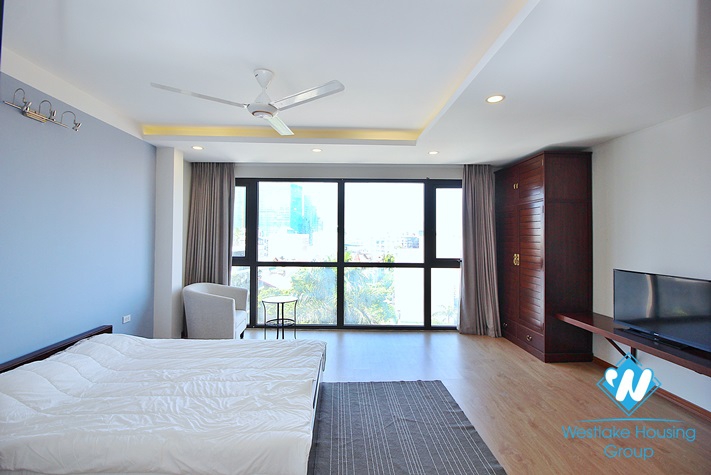 Spacious four bedrooms apartment for rent in To Ngoc Van, Tay Ho, Ha Noi