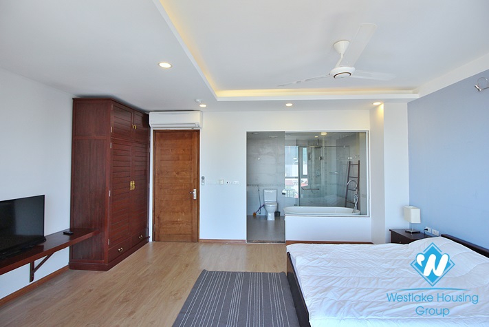 Spacious four bedrooms apartment for rent in To Ngoc Van, Tay Ho, Ha Noi