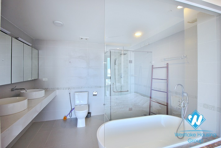 Spacious four bedrooms apartment for rent in To Ngoc Van, Tay Ho, Ha Noi