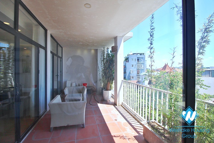 Spacious four bedrooms apartment for rent in To Ngoc Van, Tay Ho, Ha Noi