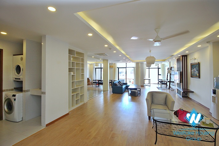 Spacious four bedrooms apartment for rent in To Ngoc Van, Tay Ho, Ha Noi