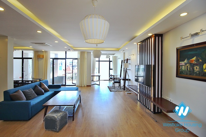 Spacious four bedrooms apartment for rent in To Ngoc Van, Tay Ho, Ha Noi