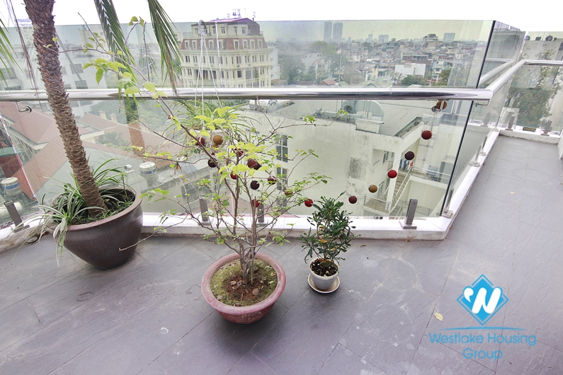 A gorgeously luxury and modern penthouse for rent in Hoan Kiem District