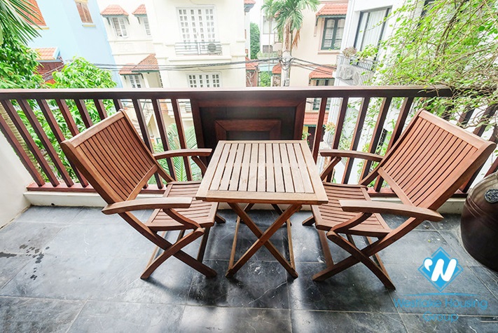 Brightly and cozy three bedrooms apartment for lease in Xuan Dieu, Tay Ho